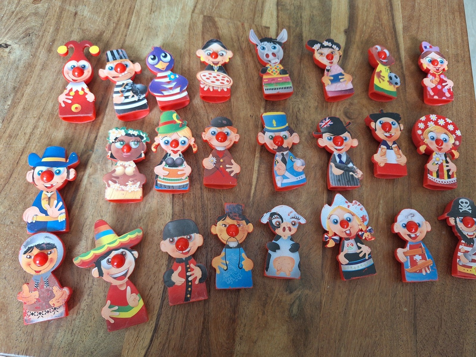 Jolie en Jet vingerpoppetjes / potloodtoppers, Ophalen of Verzenden, Zo goed als nieuw