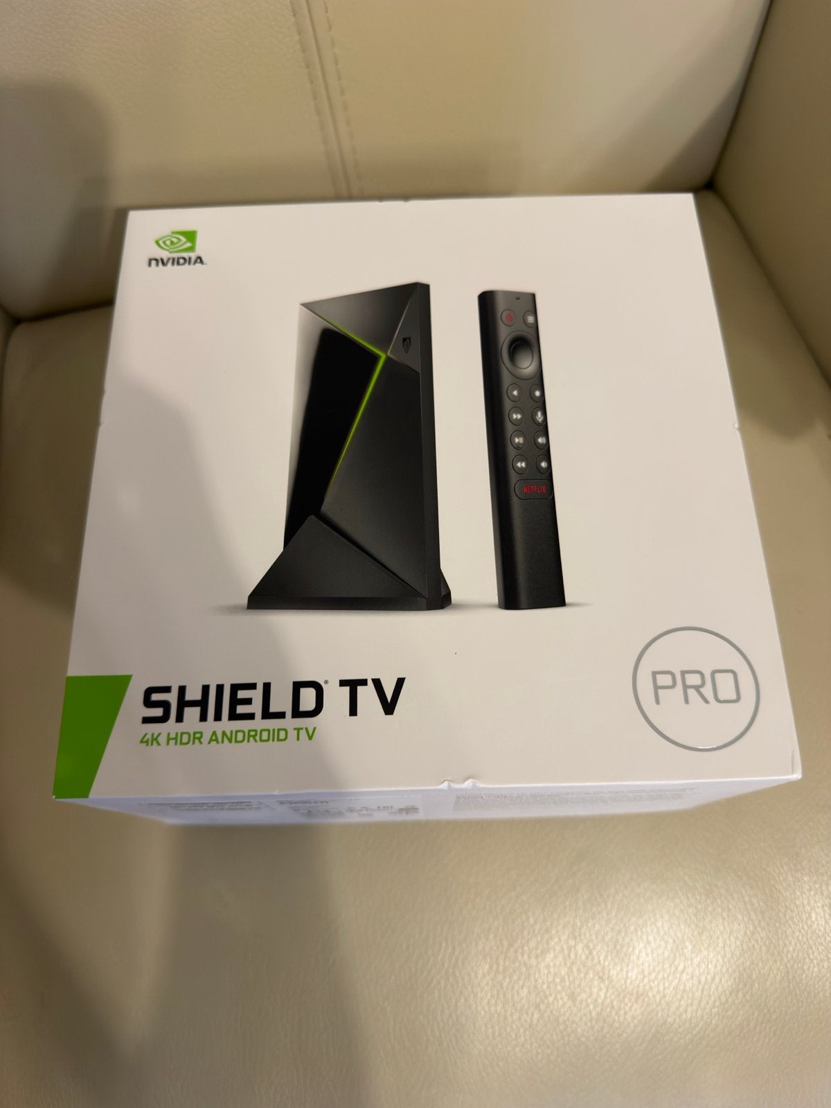 NVIDIA Shield TV Pro 4K HDR Android TV, Audio, Tv en Foto, Mediaspelers, Ophalen of Verzenden, Zo goed als nieuw, HDMI, Minder dan 500 GB