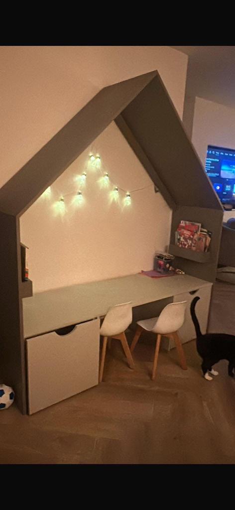 Speelhuis taupe kleur van MDF, Ophalen of Verzenden, Overige typen
