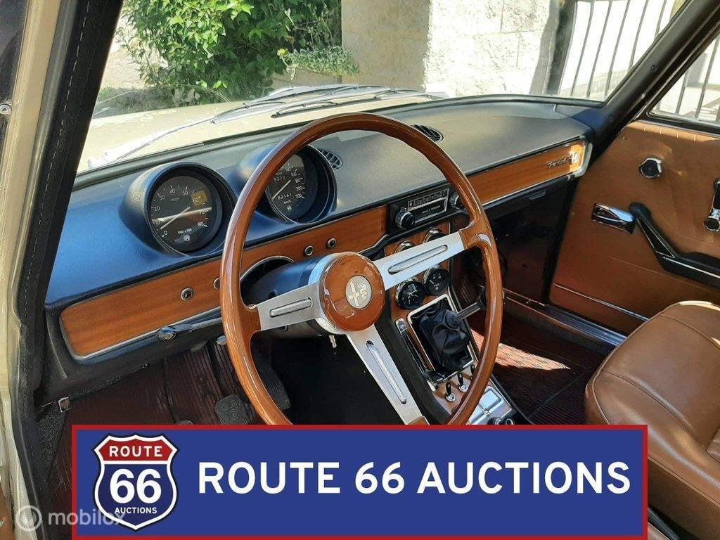 Alfa Romeo 1750 Berlina | 1969 | Route 66 Auctions, Auto's, Overige carrosserieën, Zwart, Bedrijf, Handgeschakeld