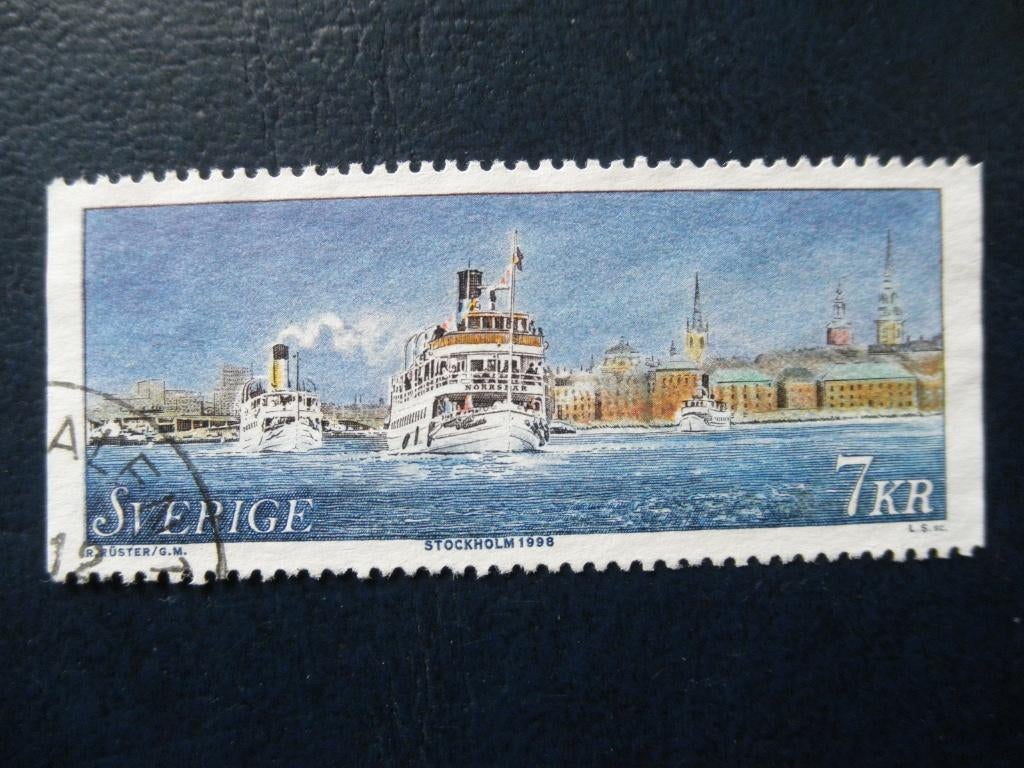 Postzegels Zweden 1998 nr. 2051 schepen - cw. € 1,00., Ophalen of Verzenden, Zweden, Gestempeld