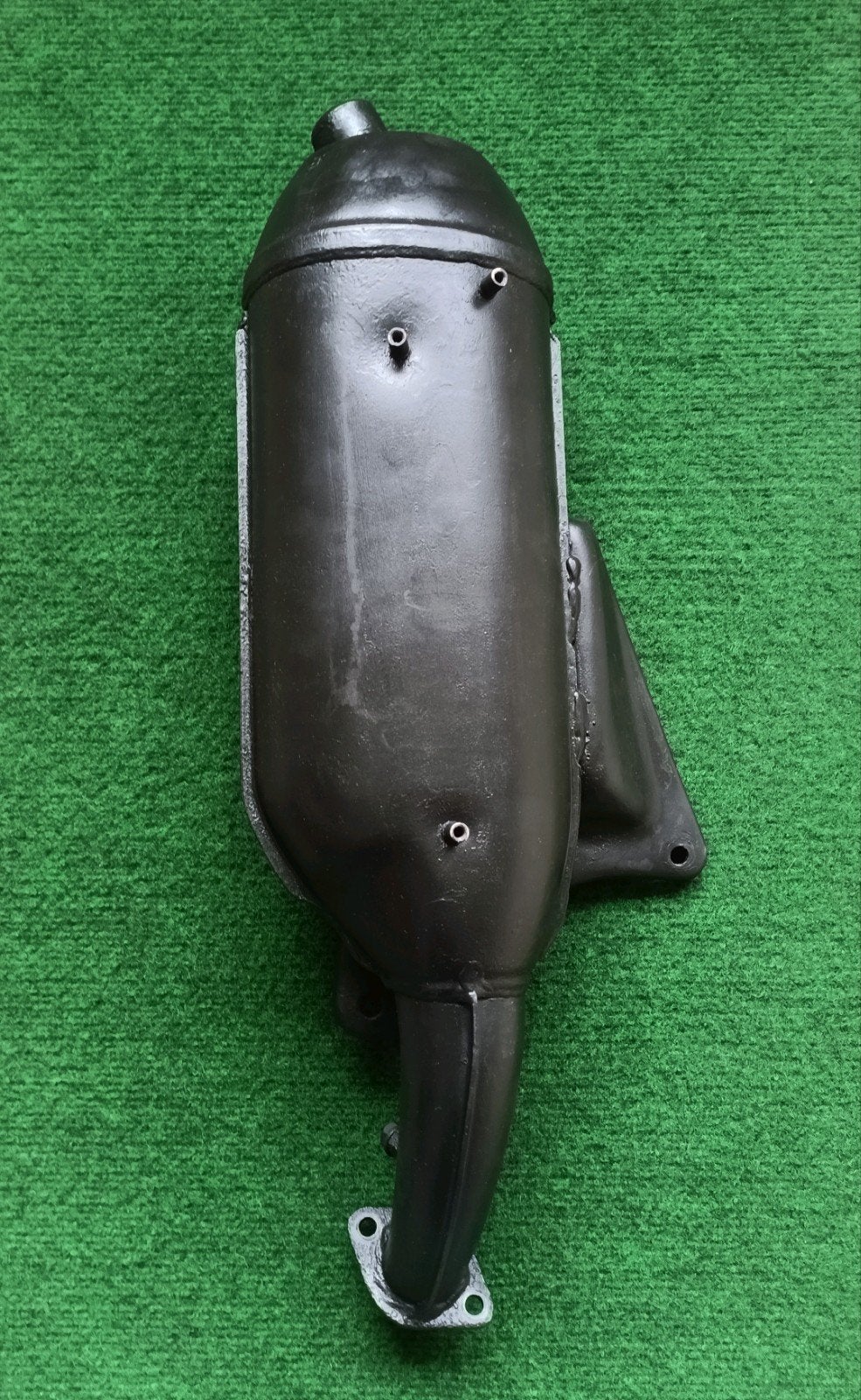 originele Piaggio uitlaat 125 172 180 2 takt geen rammelen, Ophalen of Verzenden, Gereviseerd
