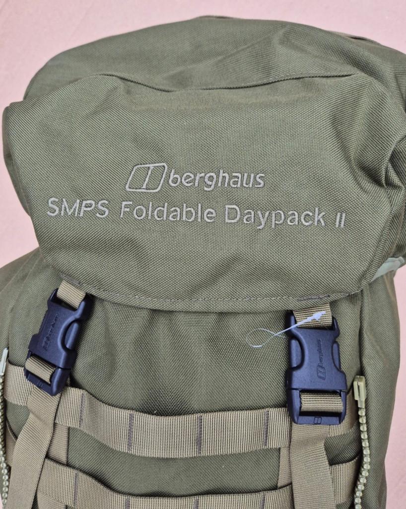 Berghaus SMPS Foldable Daypack II - Olijfgroen, 25 tot 40 cm, Ophalen of Verzenden, Zo goed als nieuw, Trekking