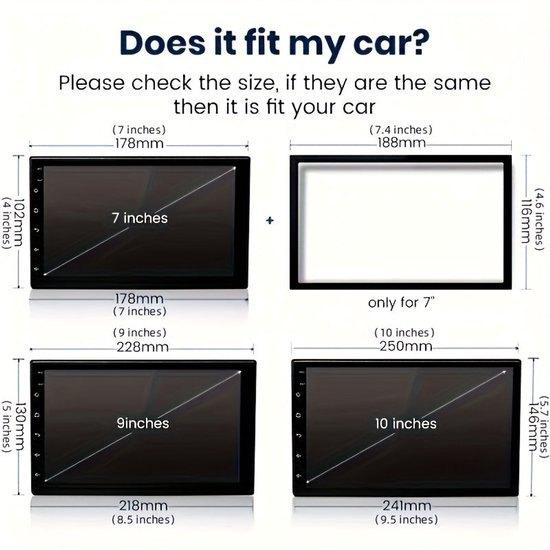 Car Multimedia Speler – Autoradio – Android Auto, Corvance B.V., Verzenden, Nieuw, Corvancebol@gmail.com