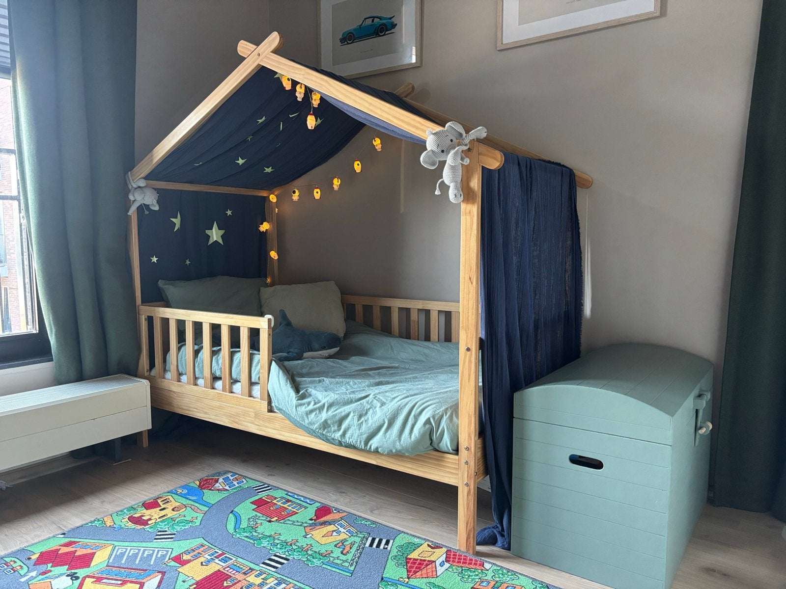 Bedhuisje Petite Amelie 160x80 cm Naturel, Ophalen, Gebruikt, 160 tot 180 cm, 70 tot 85 cm