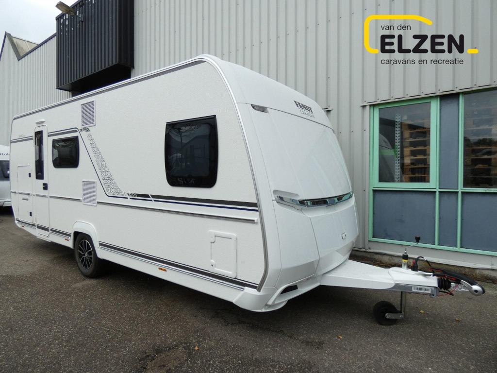 Fendt Bianco Selection 550 SKM Black Edition Actiepakket, Caravans en Kamperen, Caravans, Overige typen, Bedrijf, Treinzit, Schokbreker