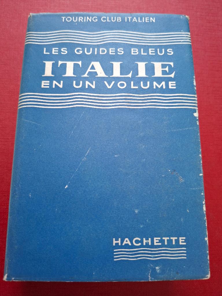 Italië reisgids 1954, Boeken, Europa, Ophalen of Verzenden, Reisgids of -boek, Les guides blues