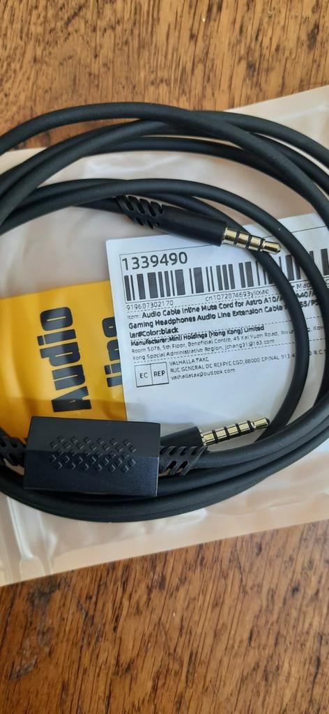 Audiokabel Inline Mute Cord voor Astro A10/A30/A40/A50, Ophalen of Verzenden