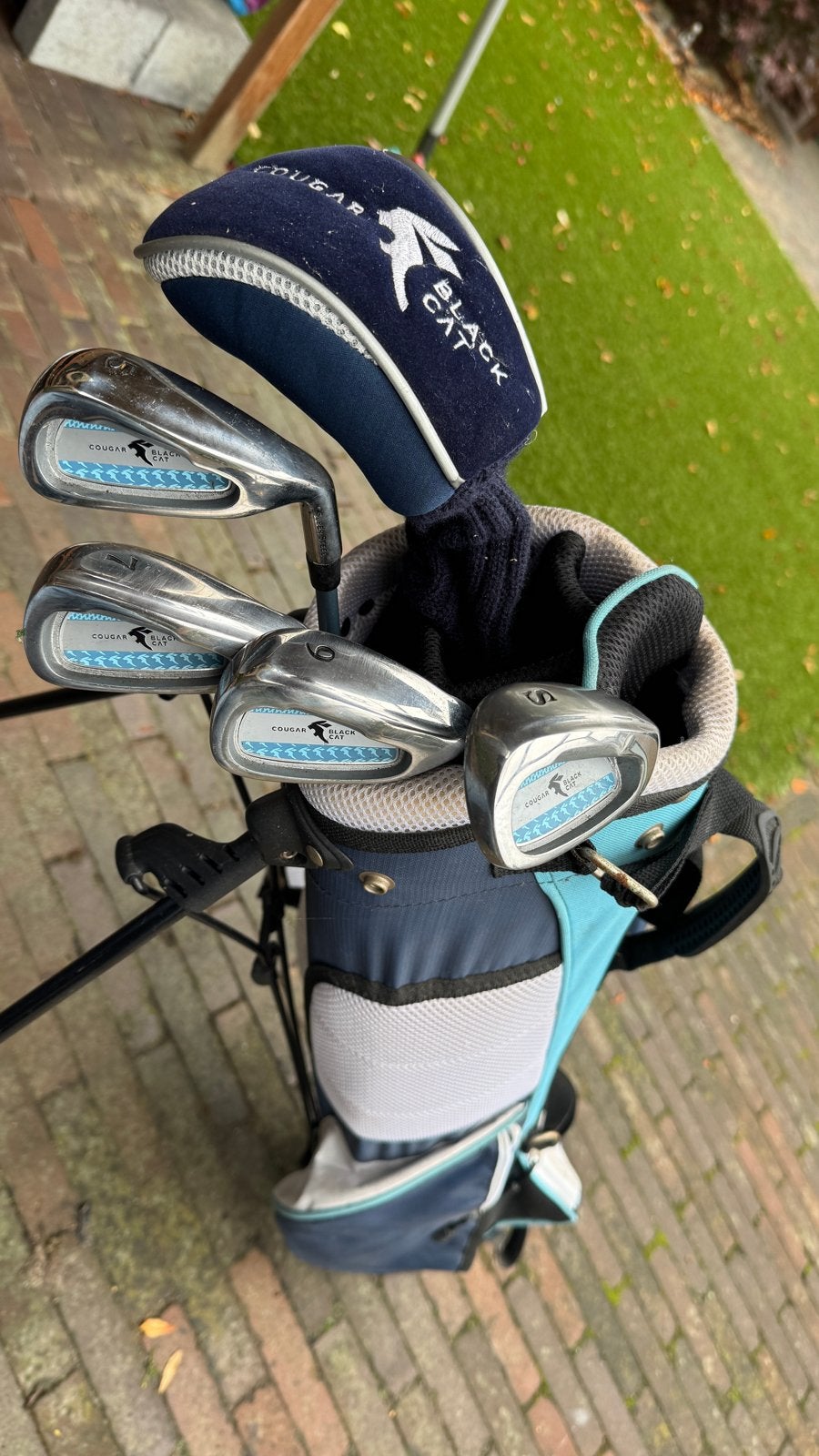 golfsetje Cougar Black Cat ladies met draagtas, Ophalen, Gebruikt, Set, Overige merken