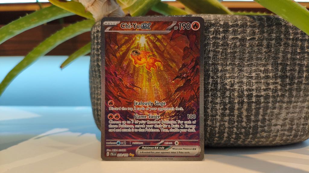 Chi-Yu EX (259/193) Full Art Pokemon Kaart, Ophalen of Verzenden, Zo goed als nieuw, Losse kaart