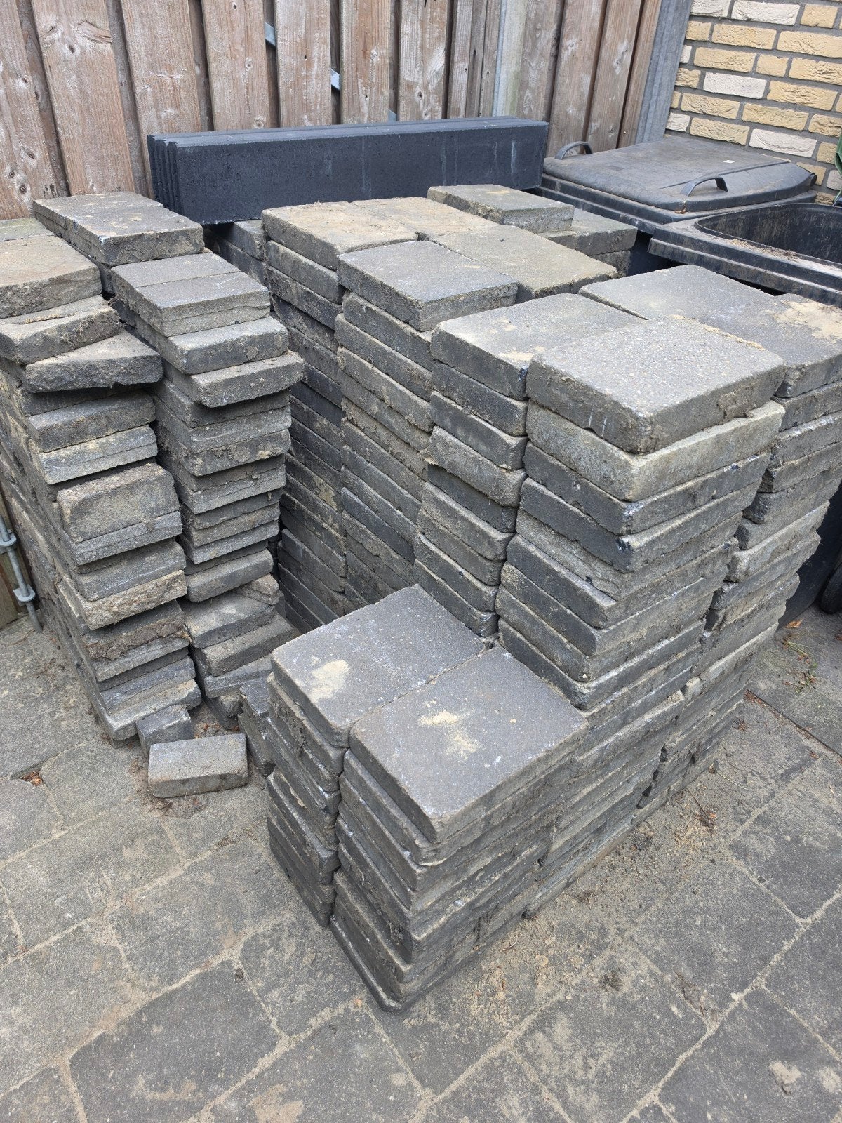 Getrommelde tegels/klinkers 30x20x5, Gebruikt, ., Klinkers, Ophalen of Verzenden