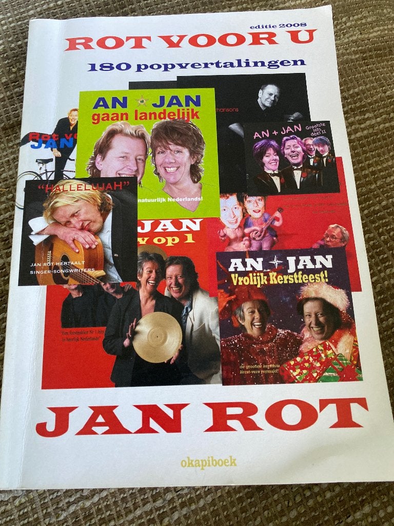 Jan Rot - Rot Voor U: 180 popvertalingen (Gesigneerd!), Artiest, Ophalen of Verzenden, Zo goed als nieuw, Jan Rot