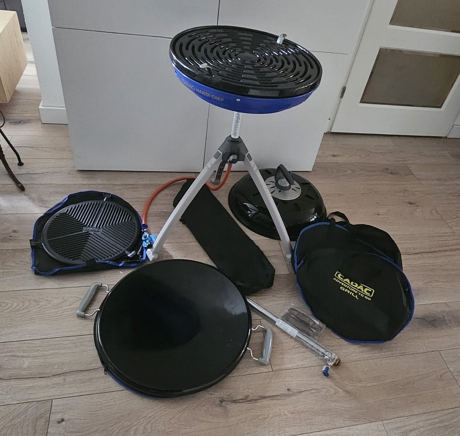 Complete Cadac Skottelbraai met vele extra's en accessoires, Ophalen, Zo goed als nieuw