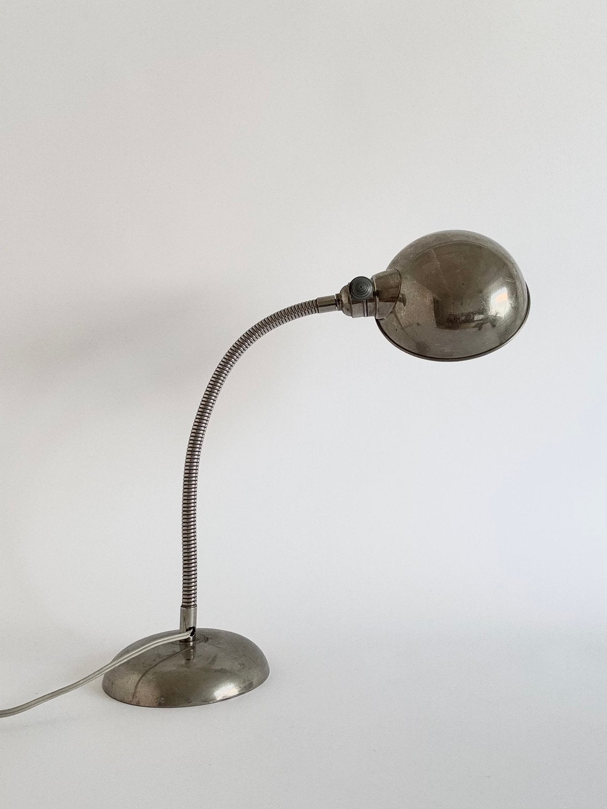 Vintage Bauhaus bureaulamp DRP / GES, Duitse Werkstattlampe, 41 cm, Bureaulamp, Gebruikt, Vintage