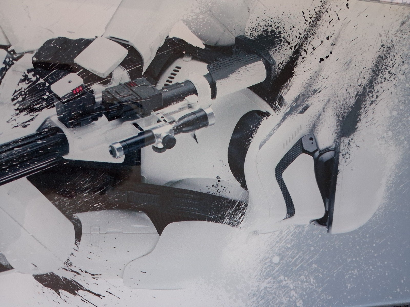 Star Wars Stormtrooper glazen plaat, Huis en Inrichting, Ophalen, Gebruikt, Print, 5 – 50