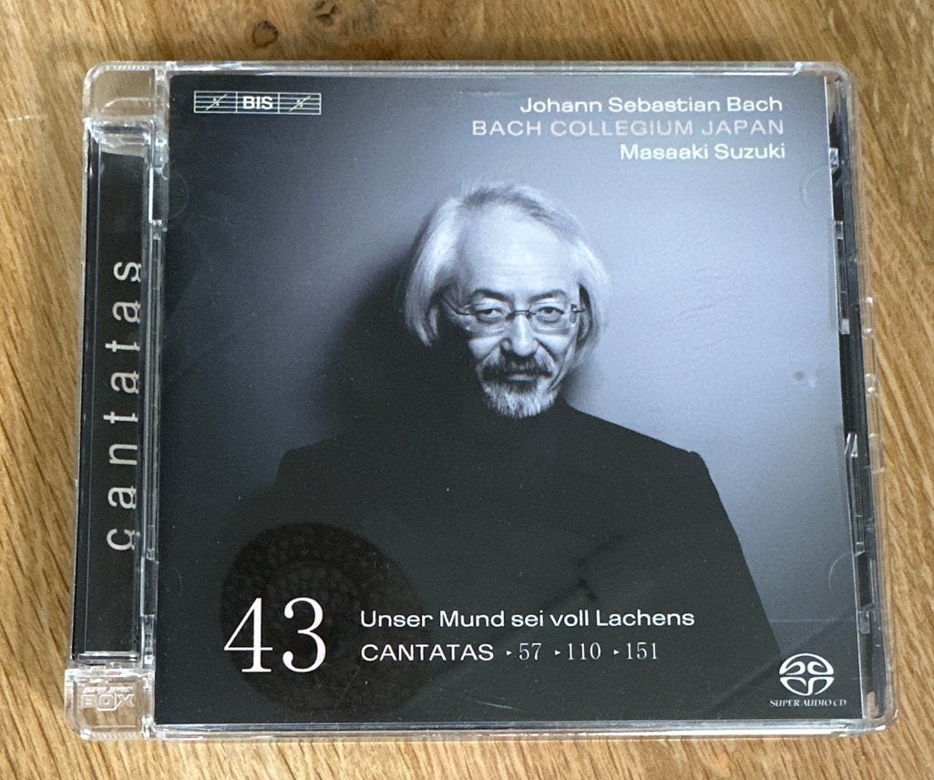 J.S. Bach Cantatas Vol. 43 - Bach Collegium Japan, Cd's en Dvd's, Inclusief boekje, Ophalen of Verzenden, Zo goed als nieuw, Barok