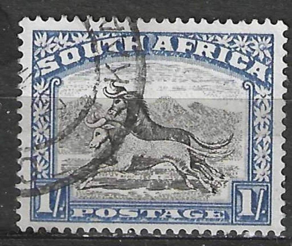 Zuid-Afrika 1927/1928 - Yvert 27 - Gnoe (ST), Verzenden, Zuid-Afrika, Gestempeld