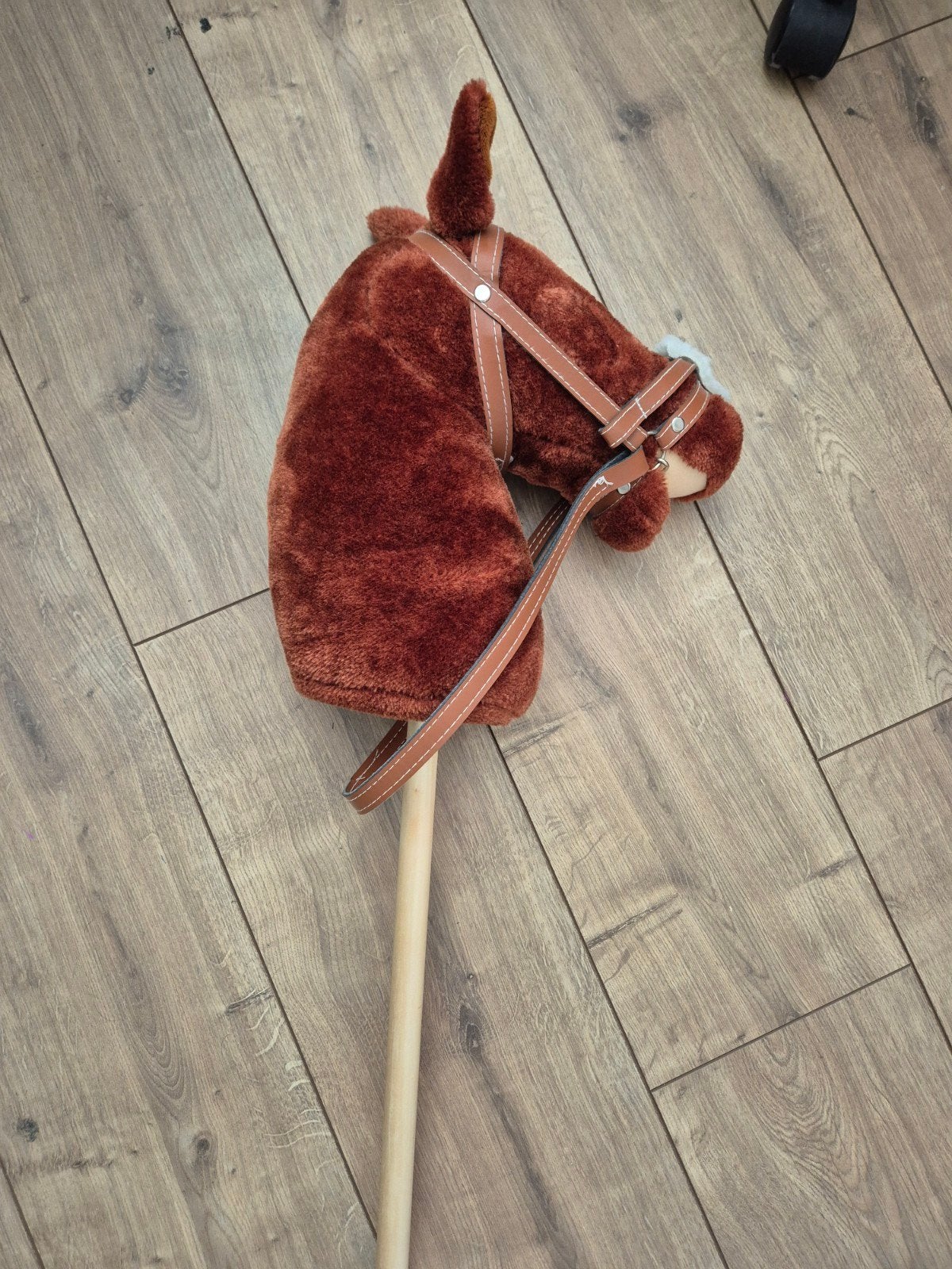 Hobbyhorse om af te maken met hoofdstel, Ophalen, Nieuw, Jongen of Meisje