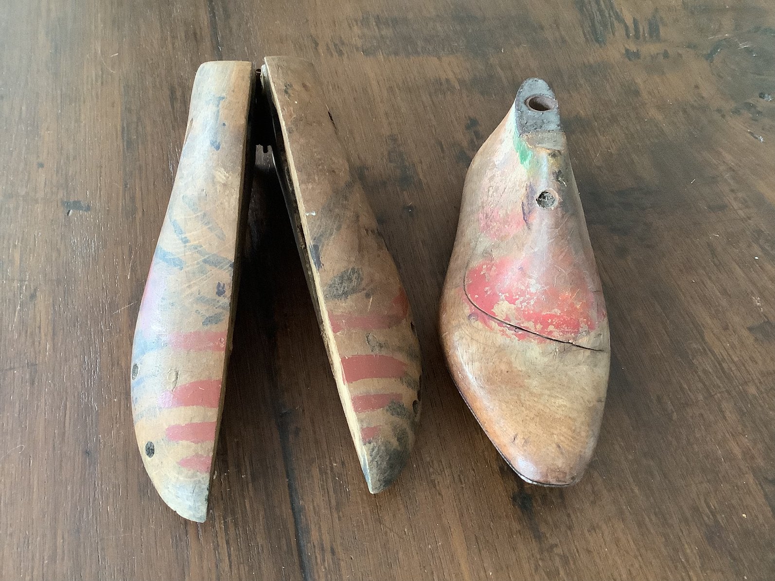Antieke houten schoenmallen, Antiek en Kunst, Ophalen of Verzenden