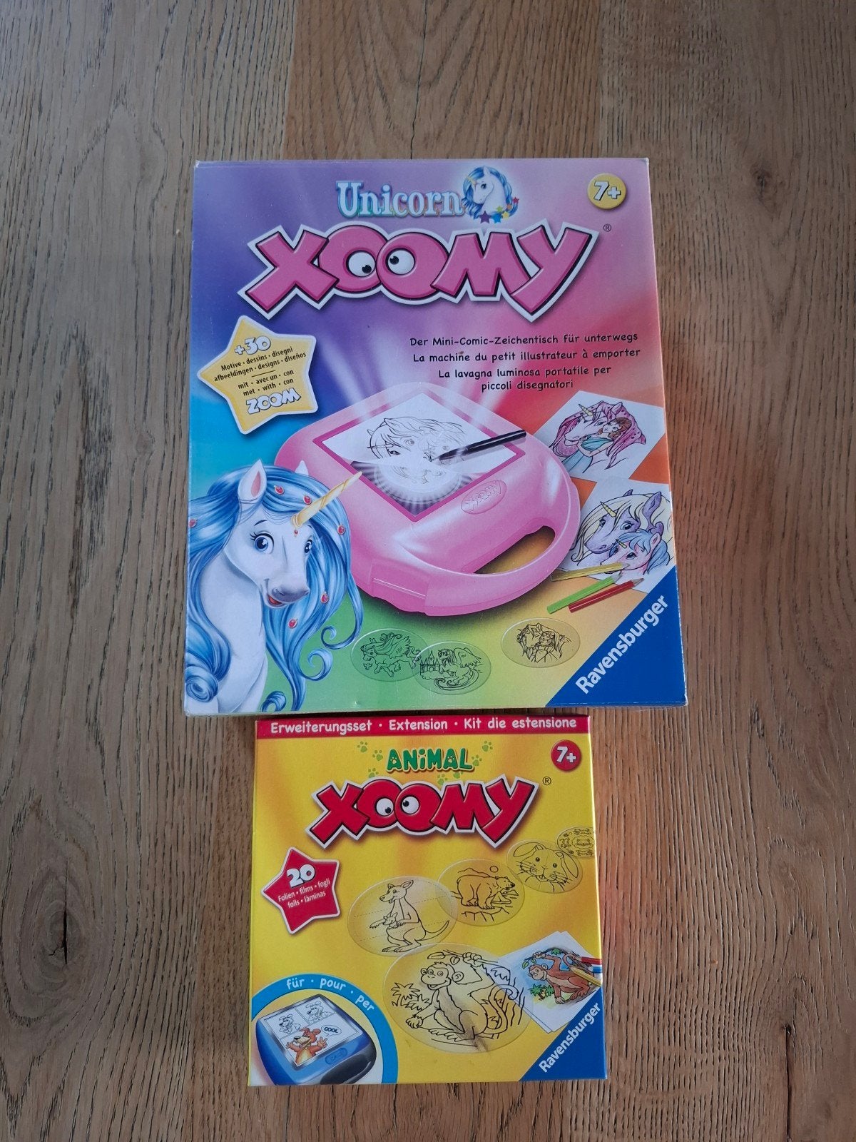 Xoomy Unicorn en Xoomy Animal tekensets, Ophalen, Gebruikt, Jongen of Meisje