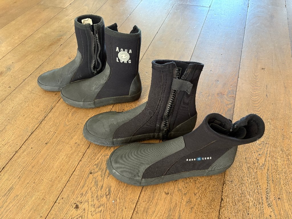 duikschoenen maat 37 en maat 45, Watersport en Boten, Ophalen, Gebruikt, Zwem- of Duikvliezen