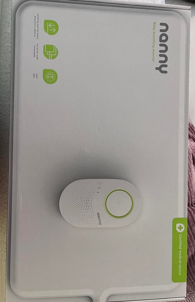 Nieuw in Doos! -Nanny BM-03 Ademhalingsmonitor -, Ophalen of Verzenden, Zo goed als nieuw, 250 meter of meer