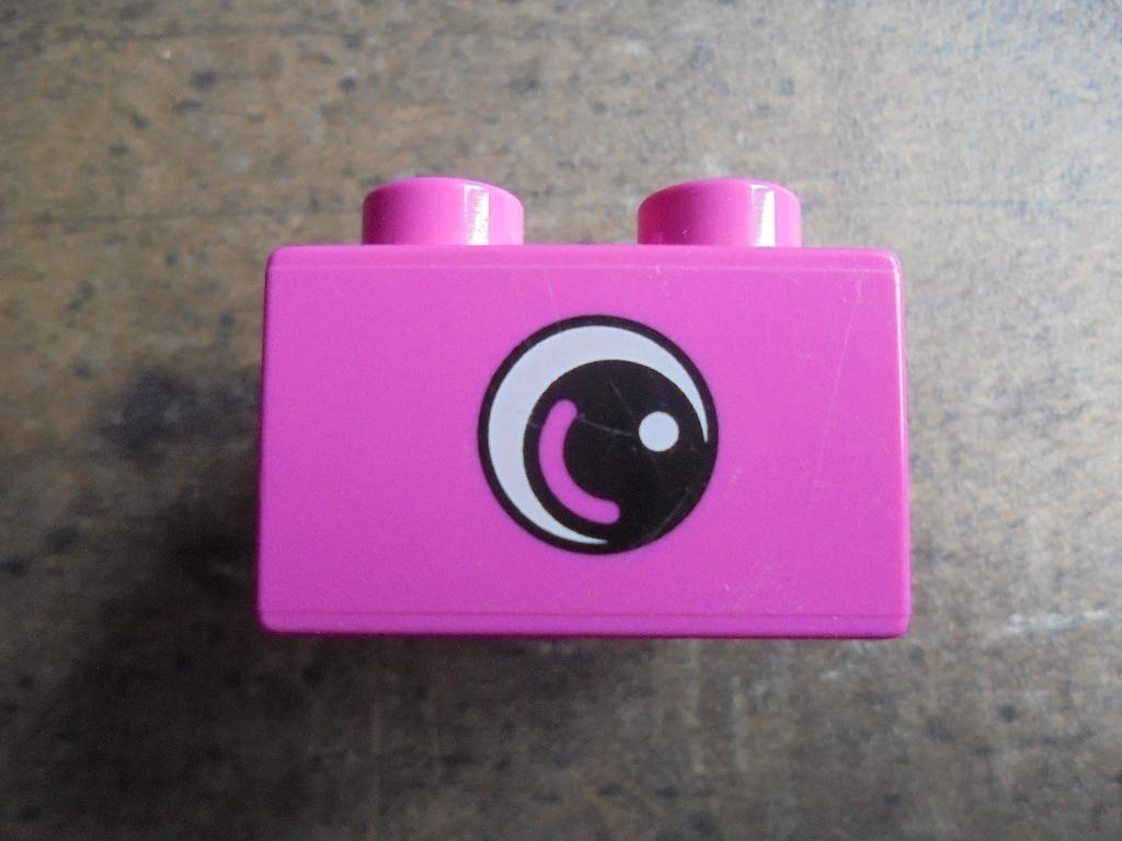 Lego Duplo Brick 2x2 (zie foto's) € 0,29, Ophalen of Verzenden, Gebruikt, Losse stenen, Duplo