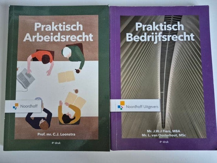 Praktisch Bedrijfsrecht en Praktisch Arbeidsrecht 4e druk, Boeken, Gelezen, J.W.J. Piers, L.J. van Oosterhout, C.J. Loonstra, Gamma