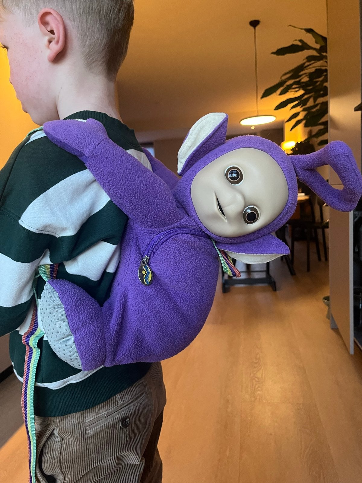 Vintage Teletubbie tas Tinky Winky 1996 - Perfecte staat, Kinderen en Baby's, Ophalen of Verzenden, Zo goed als nieuw