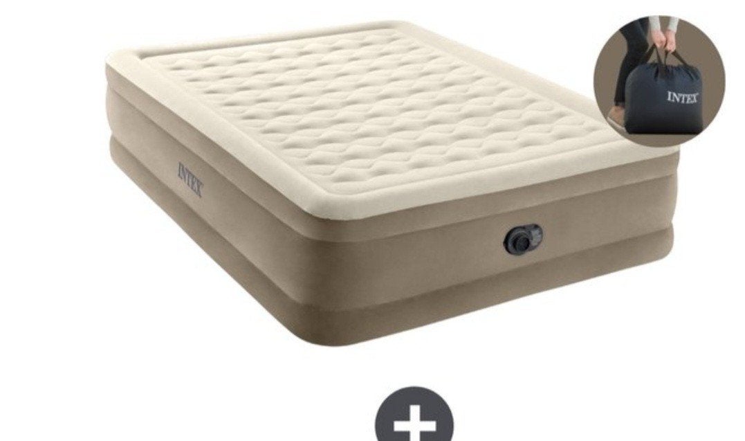 Intex tweepersoons opblaasbed., Ophalen, Zo goed als nieuw