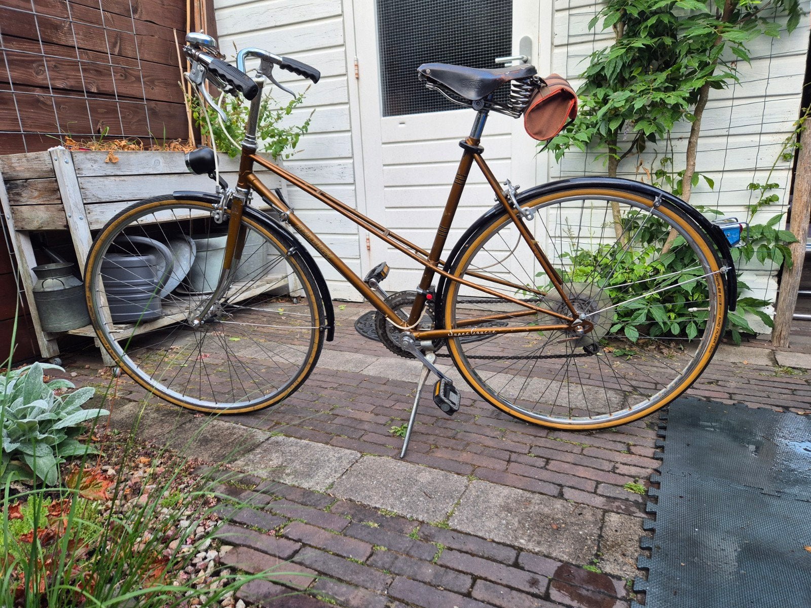 Antieke Raleigh racefiets - Derailleur defect, Gebruikt, Velgrem, Overige maten, 53 tot 57 cm