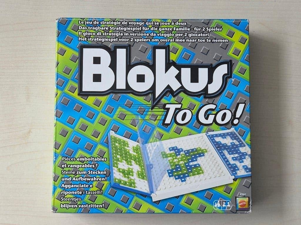 Blokus To Go! Reisspel - Compact Strategisch Bordspel, Mattel, Een of twee spelers, Ophalen of Verzenden, Zo goed als nieuw