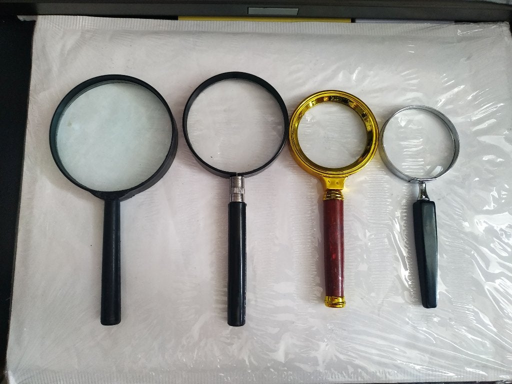 Hand vergrootglas, Ophalen of Verzenden, Zo goed als nieuw, Vergrootglas of Loep