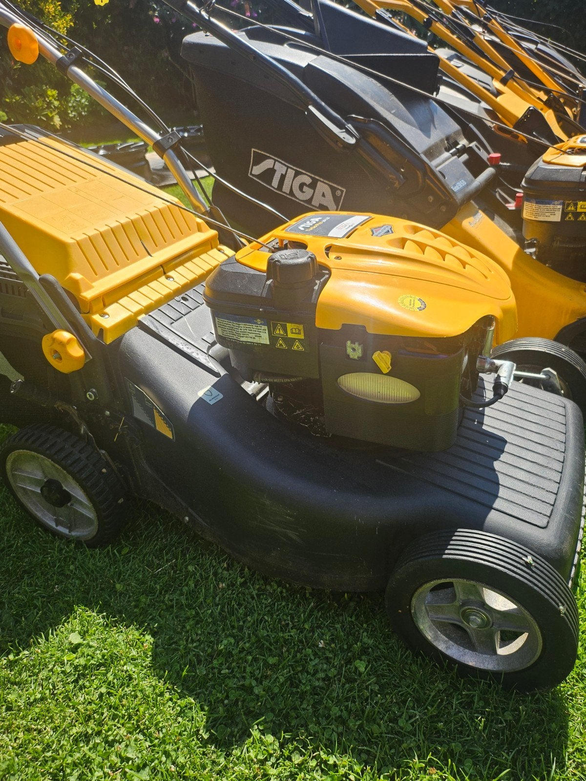 Stiga Turbo Pro 50 SB Benzine Grasmaaier, Ophalen, Cirkelmaaier, Stiga, Zo goed als nieuw