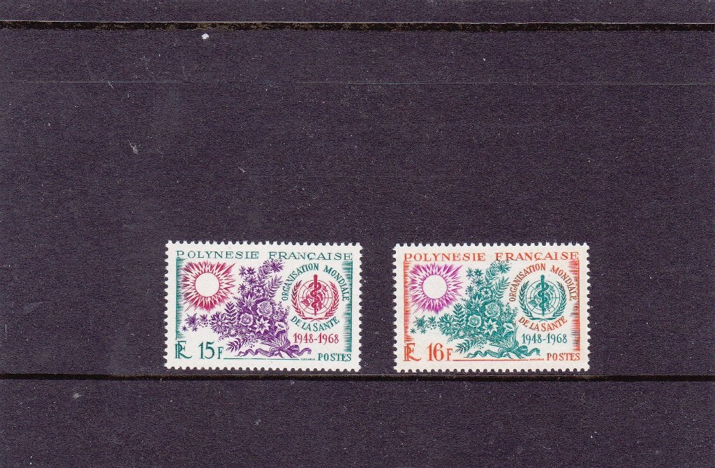 Franse Koloniën Polynesië WHO 84/85 (503), Verzenden, Postfris