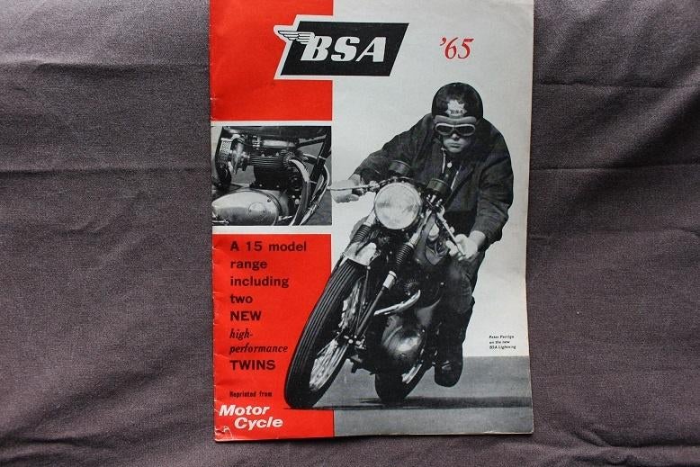 BSA 1965 motorcycles roadtest uit blad motorcycle A50 A15, Ophalen of Verzenden, Overige merken