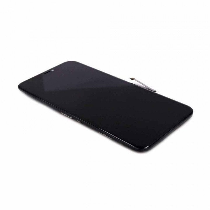 Scherm (Universal)(incl. Backplate) voor iPhone 11 Zwart Ref, Telecommunicatie, Ophalen of Verzenden, Nieuw, Overige typen