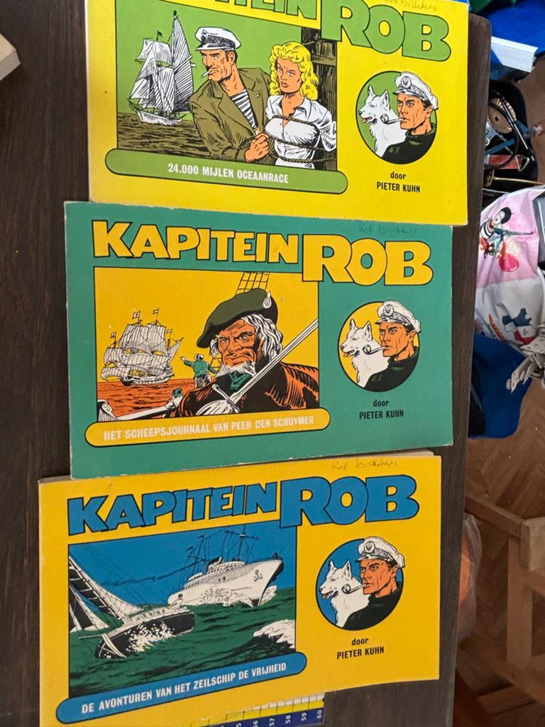 Kapitein Rob stripboeken - 3 delen, Boeken, Meerdere stripboeken, Ophalen, Gelezen