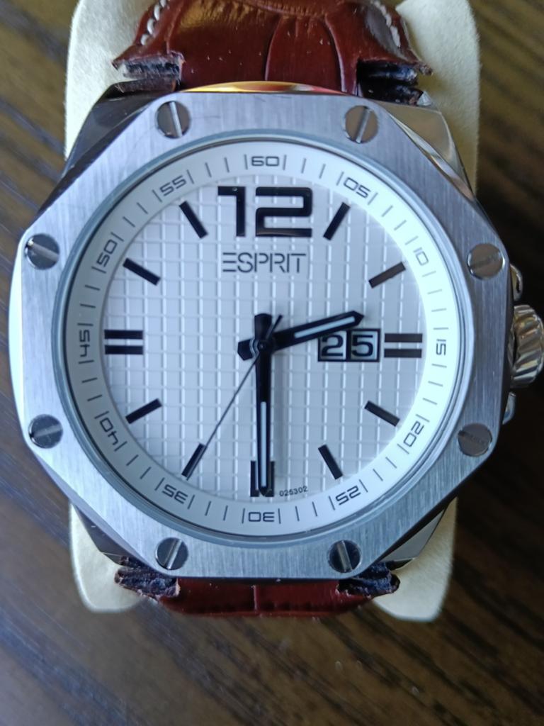 Esprit Royal Oak, Sieraden, Tassen en Uiterlijk, Horloges | Heren, Ophalen of Verzenden, Zo goed als nieuw, Staal, Overige merken
