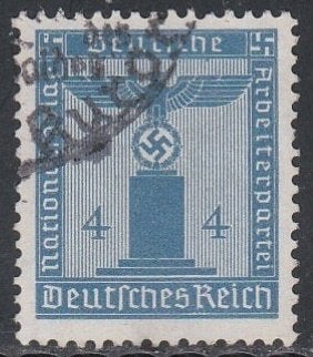 Rijk 1938 146 Dienst 4p Adelaar, Gest, Ophalen of Verzenden, Overige periodes, Gestempeld