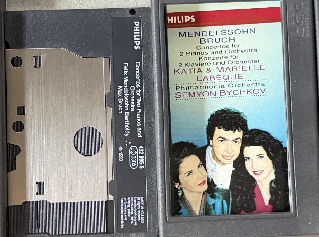 Mendelssohn Bruch Katia & marielle Labeque Semyon, Verzenden, Klassiek, 1 bandje, Zo goed als nieuw