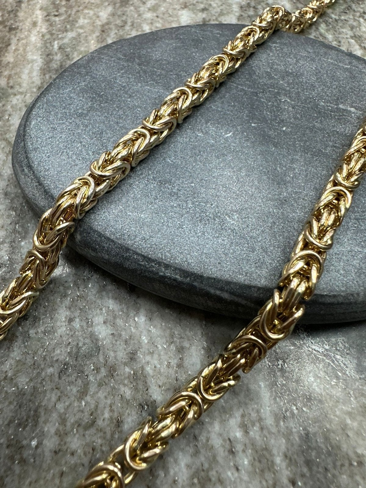 Gouden Koningsketting 60 cm - 50 gram - 6 mm breed, Ophalen of Verzenden, Nieuw, Goud