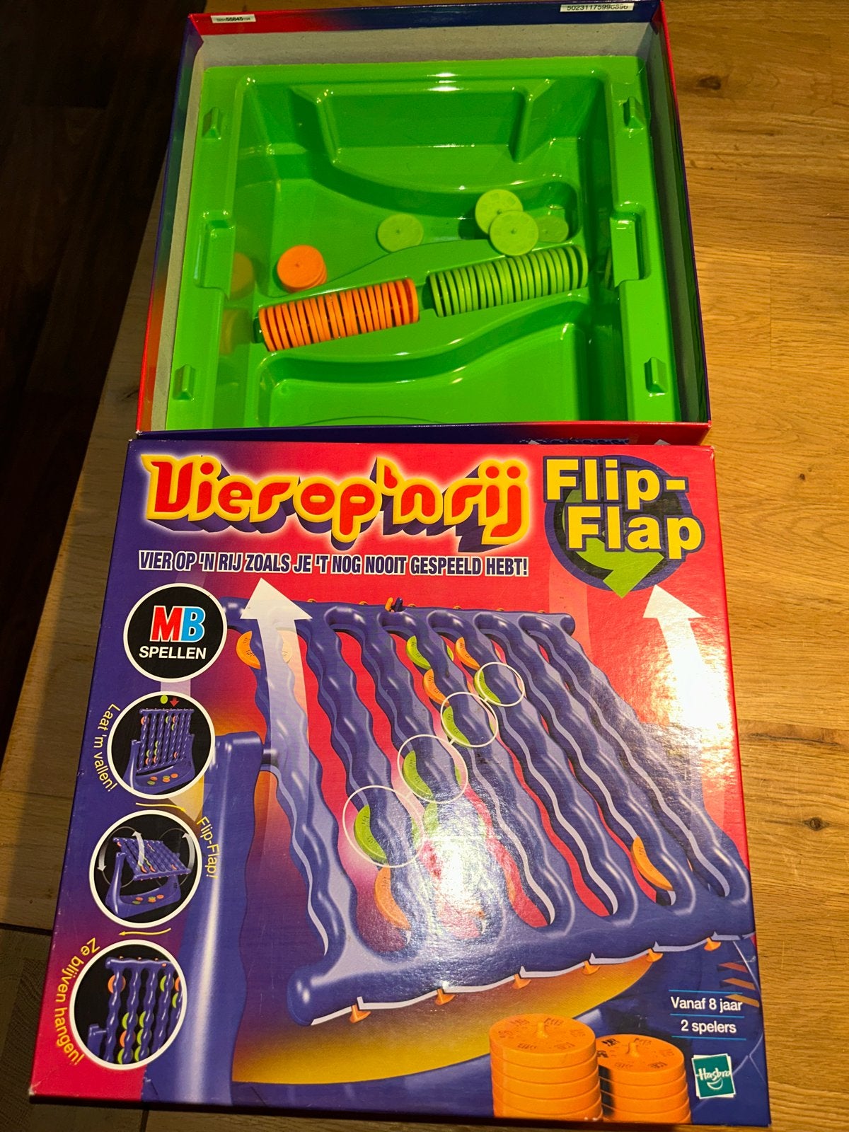 Vier op 'n Rij Flip-Flap - MB Spellen, Hobby en Vrije tijd, Gezelschapsspellen | Bordspellen, Een of twee spelers, Ophalen, Gebruikt
