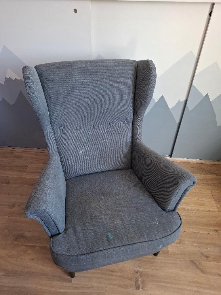 Ikea stoel STRANDMON, Ophalen, Gebruikt, 75 tot 100 cm, Stof