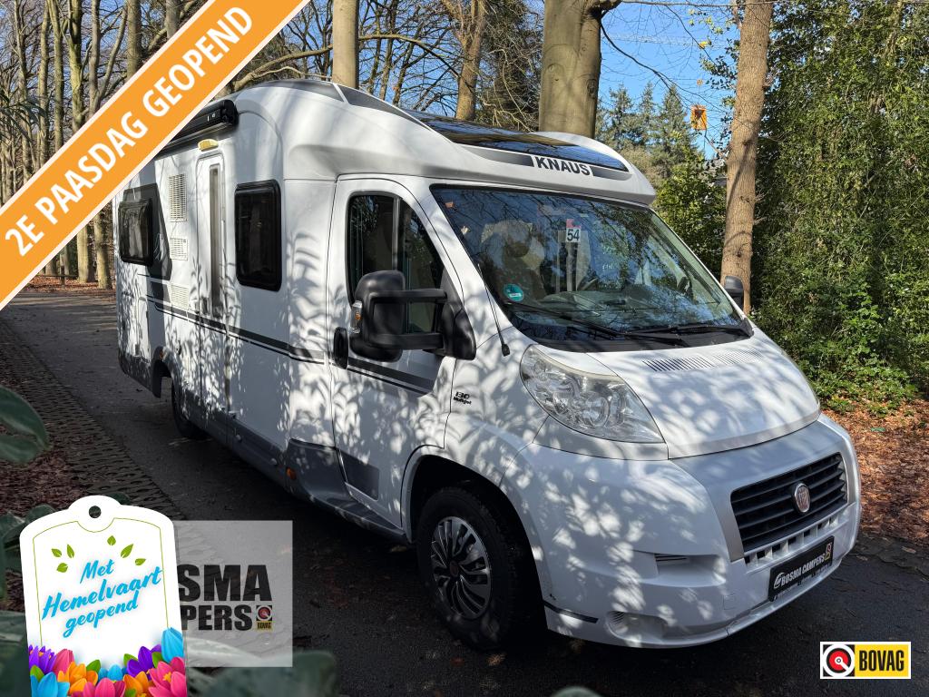 Knaus Sun Ti 650 Top-Indeling Airco 80000 km 2009, Caravans en Kamperen, Campers, Ringverwarming, Fiat, Airbags, Luifel
