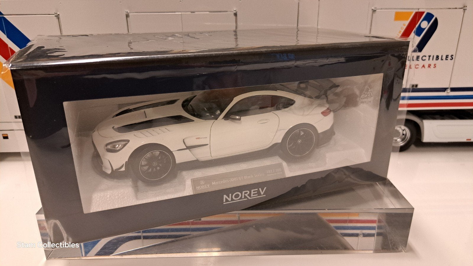 Norev Mercedes-AMG GT Black Series 281of300 pcs White, Hobby en Vrije tijd, Modelauto's | 1:18, Auto, Norev, Ophalen of Verzenden