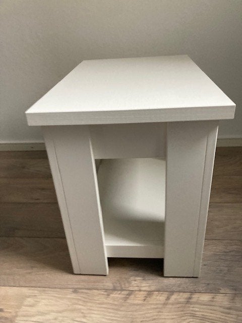 tafeltjes, Huis en Inrichting, Minder dan 55 cm, Gebruikt, Rechthoekig, Hout