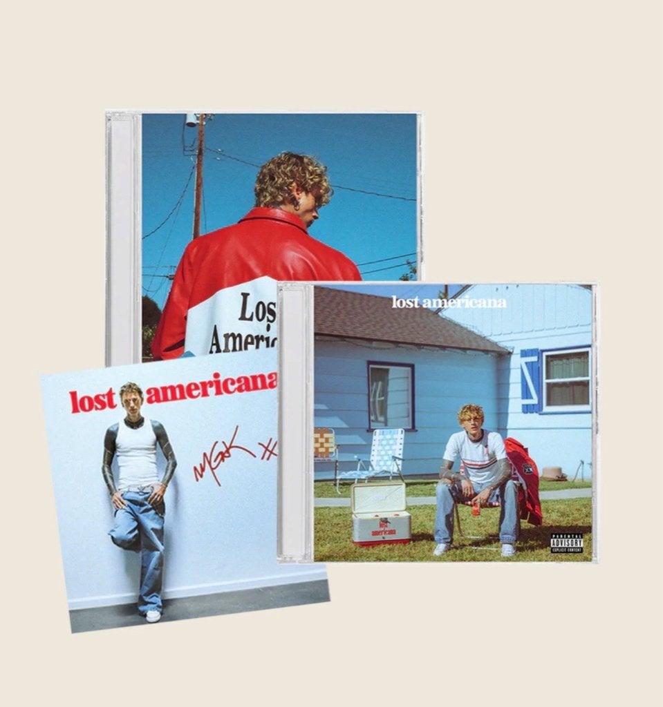 SEALED Machine Gun Kelly MGK Lost Americana Signed CD Bundle, Verzenden, Gesigneerd, Nieuw in verpakking, Poprock