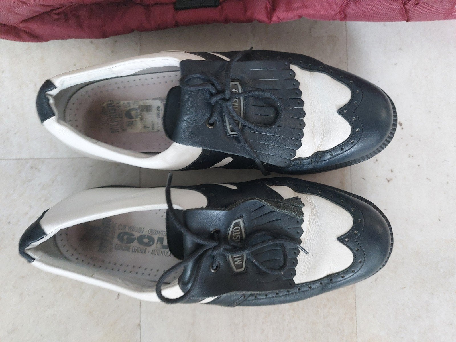 Mephisto golfschoenen maat 7 (40,5-41), Ophalen of Verzenden, Gebruikt, Schoenen, Overige merken