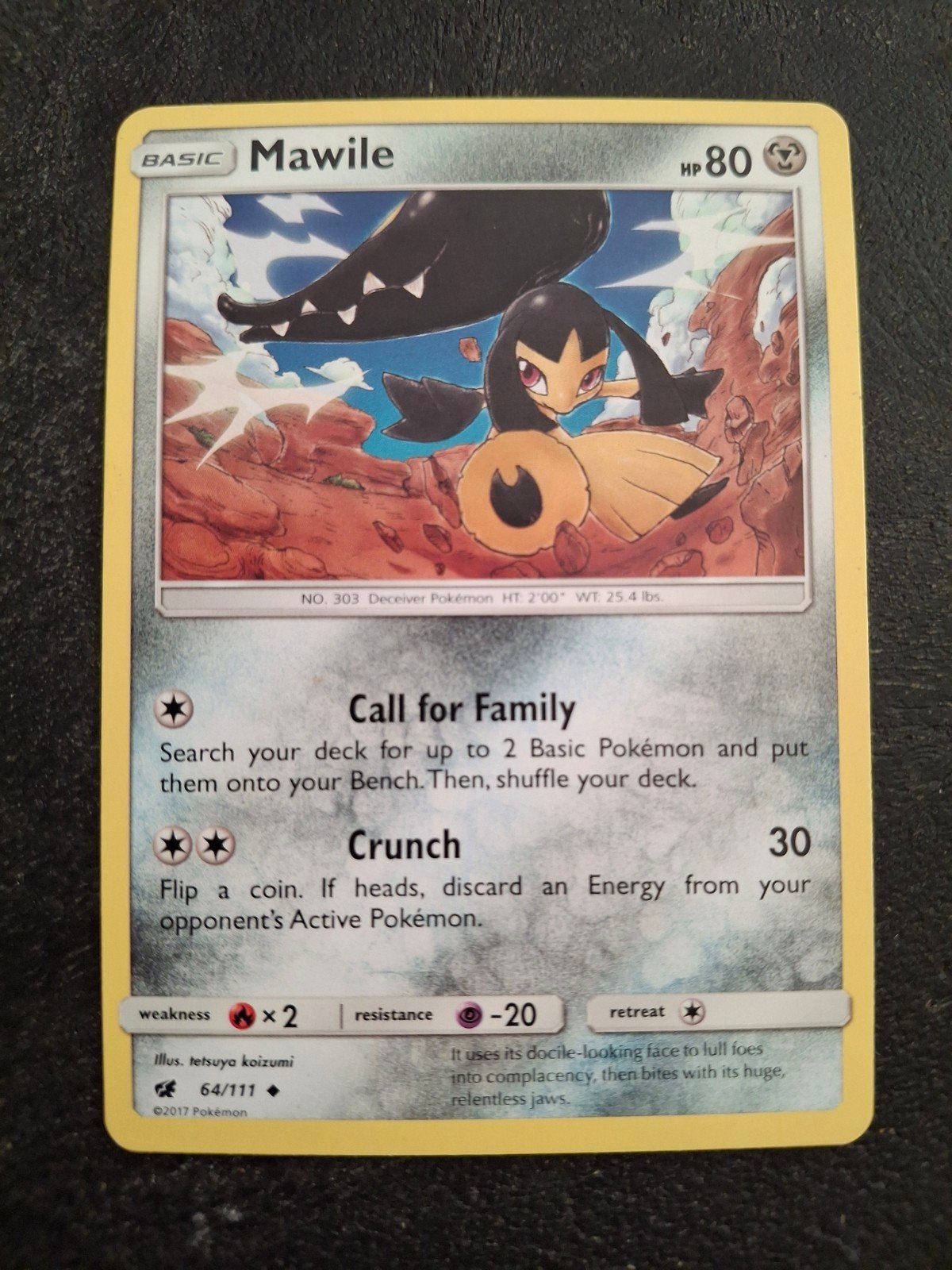 Mawile Pokémon kaart - Losse kaart, Ophalen of Verzenden, Zo goed als nieuw, Losse kaart